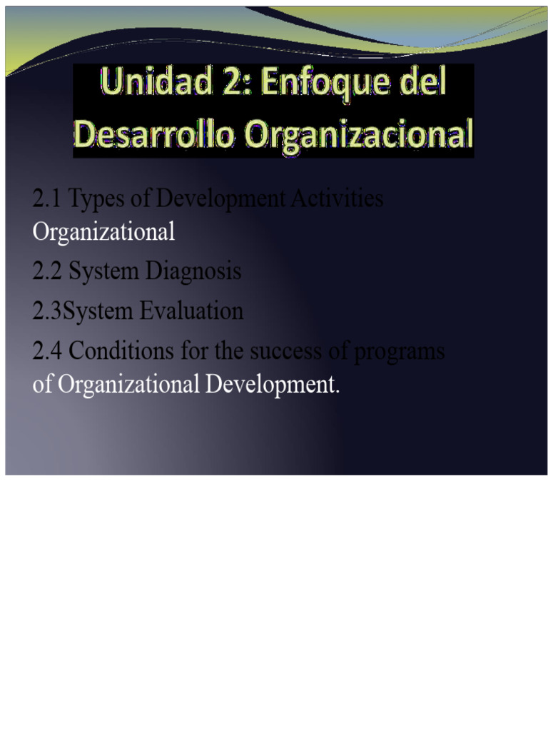 Unit 2 Organizational Development Approach | PDF | Organization ...