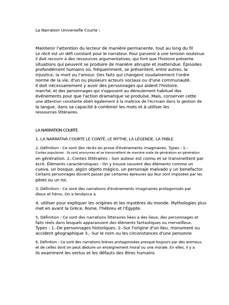 Importance de la Narration Universelle | PDF | sanskrit | Fable