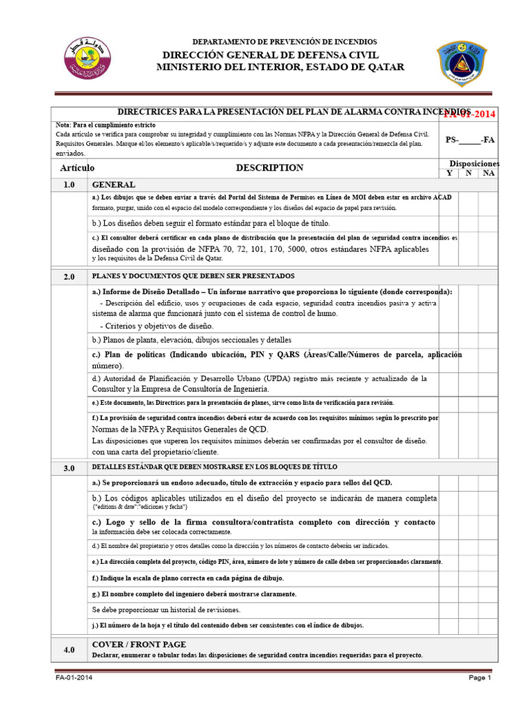 Lista de Verificación de QCDD | PDF | Ascensor | Alarma de seguridad
