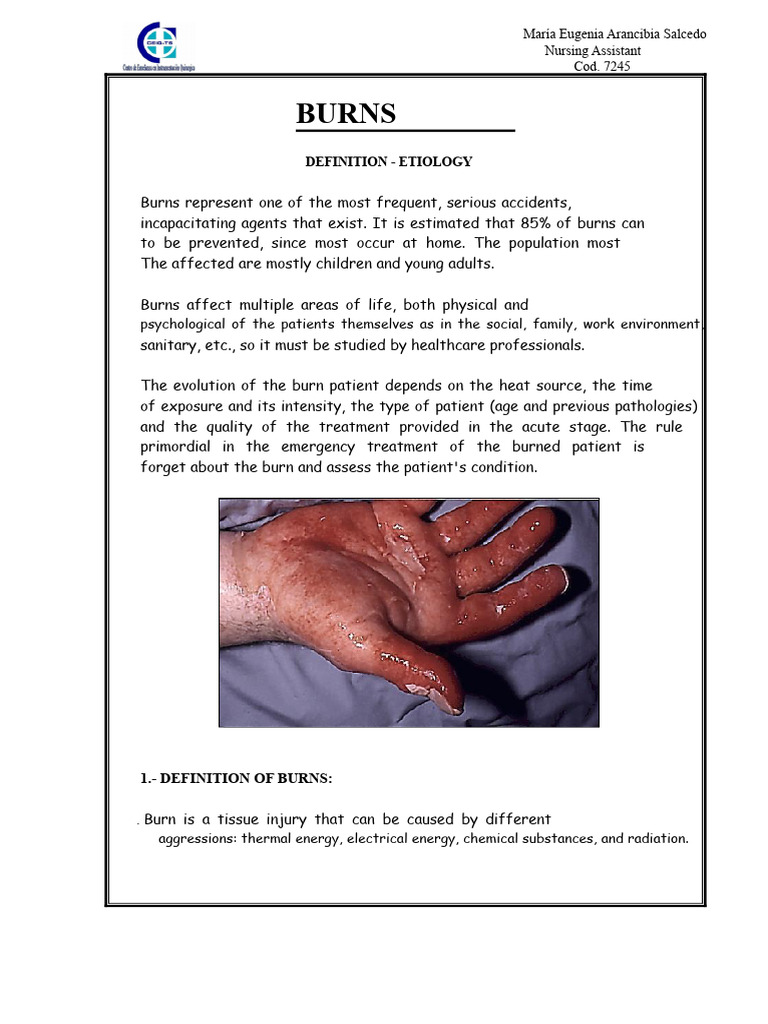 Burns Report Ok | PDF | Burn | Scar