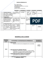 1º Sesion de Aprendizaje