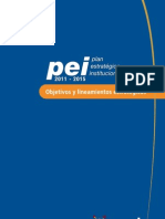 PEI n2011 2015, Hace Mención a una Reestructuración