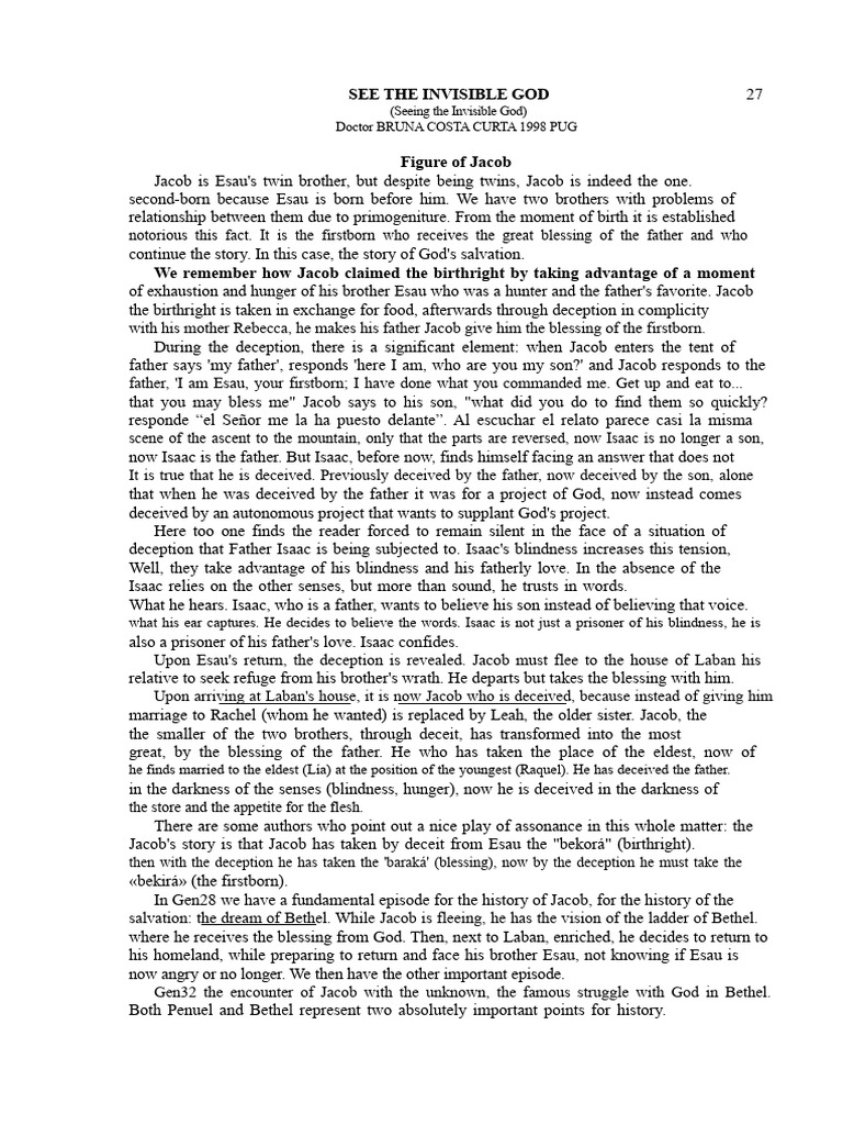 JACOB | PDF | Jacob | Leah