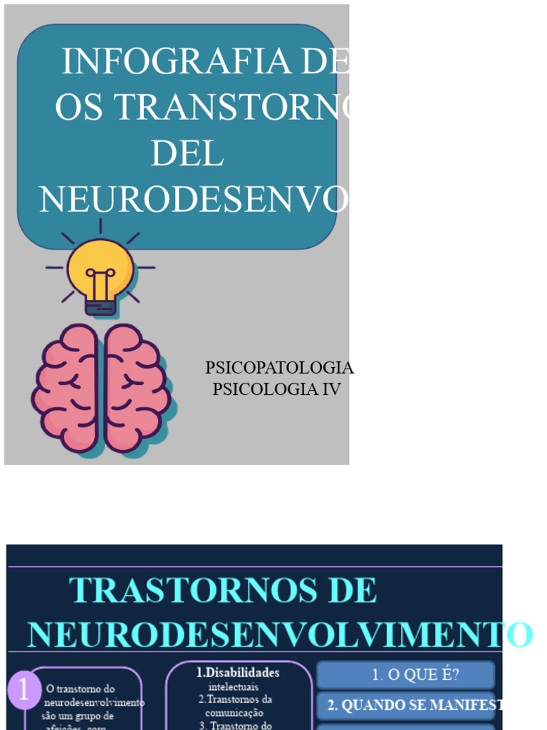 Transtornos do Neurodesenvolvimento: Guia Completo | PDF | Transtorno ...