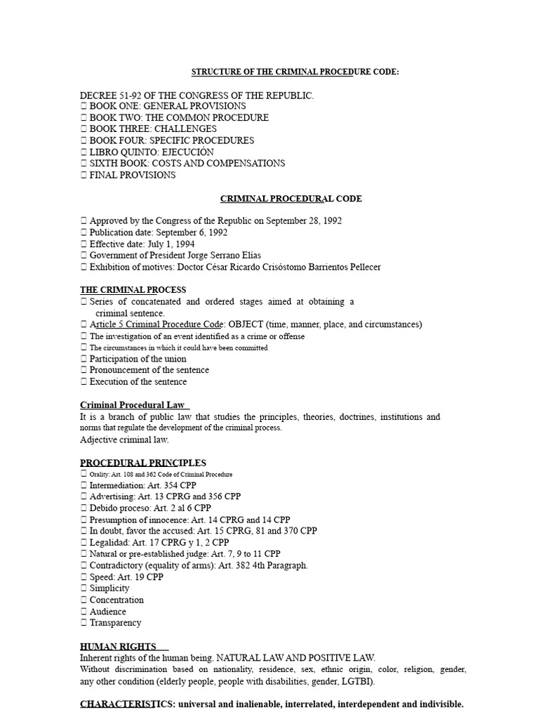 Overview of Criminal Procedure Code | PDF | Prosecutor | Crimes