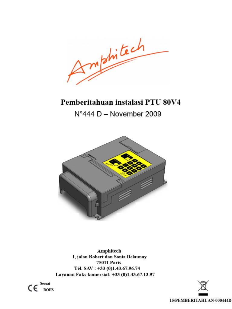 Instalasi PTU 80V4: Panduan Lengkap | PDF