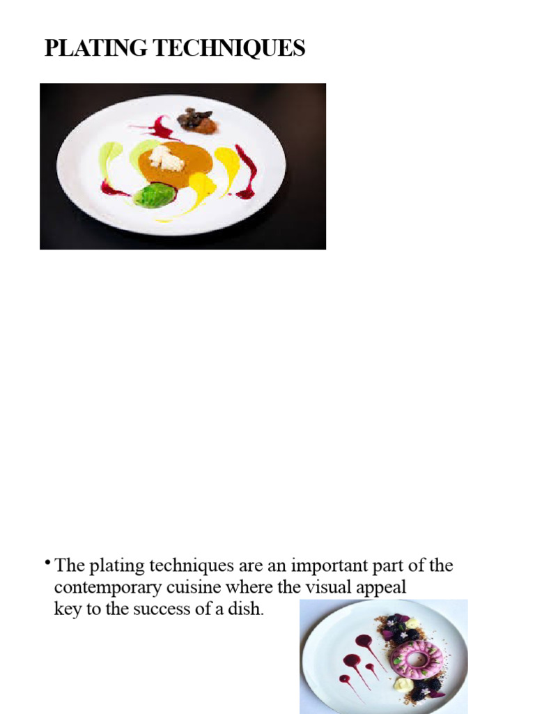 Essential Plating Techniques for Chefs | PDF | Composition (Visual Arts ...