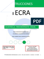 Instructivo de Salmonella Tecra 3m