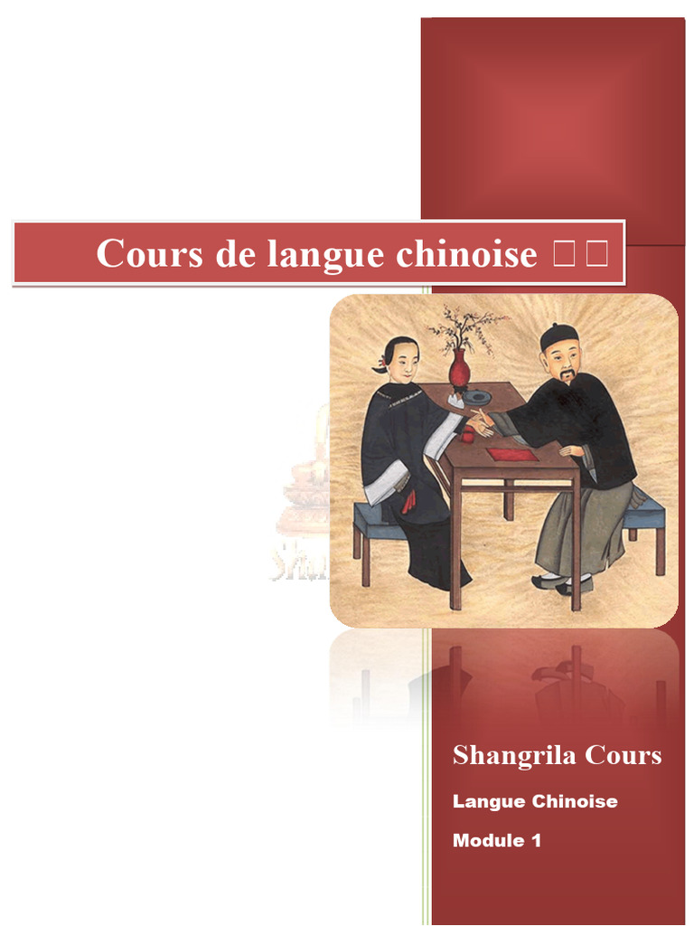 Introduction au Mandarin et Pinyin | PDF | Chinois standard | Chinois ...