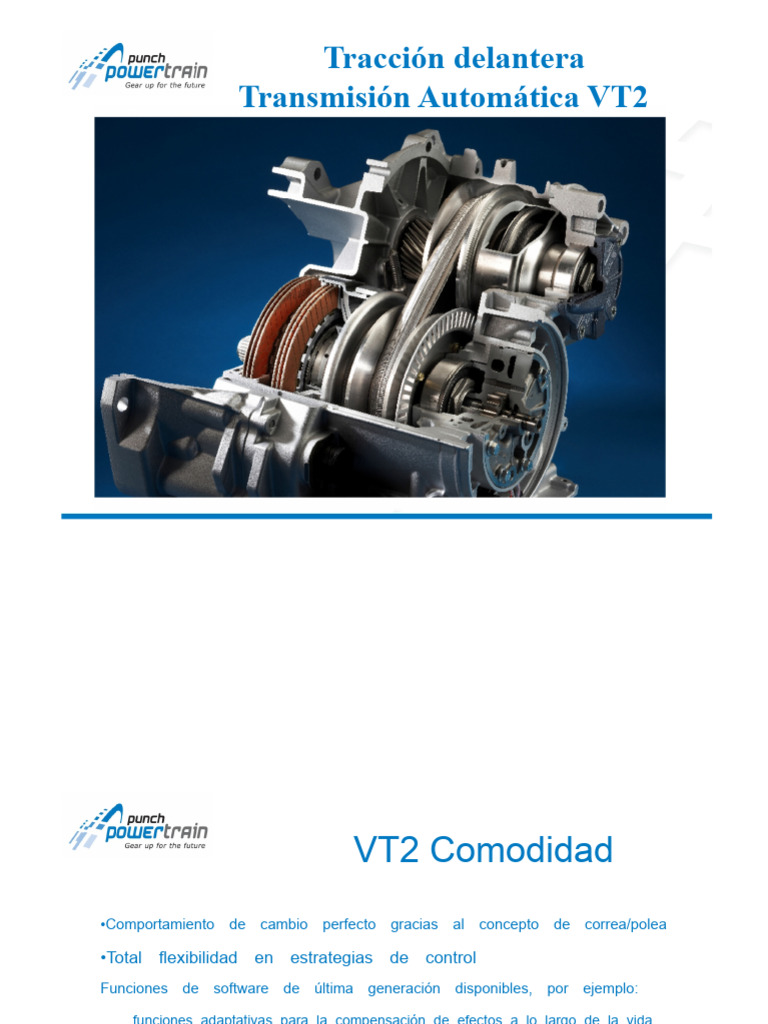 Transmisión Automática VT2: Eficiencia y Control | PDF | Transmisión ...