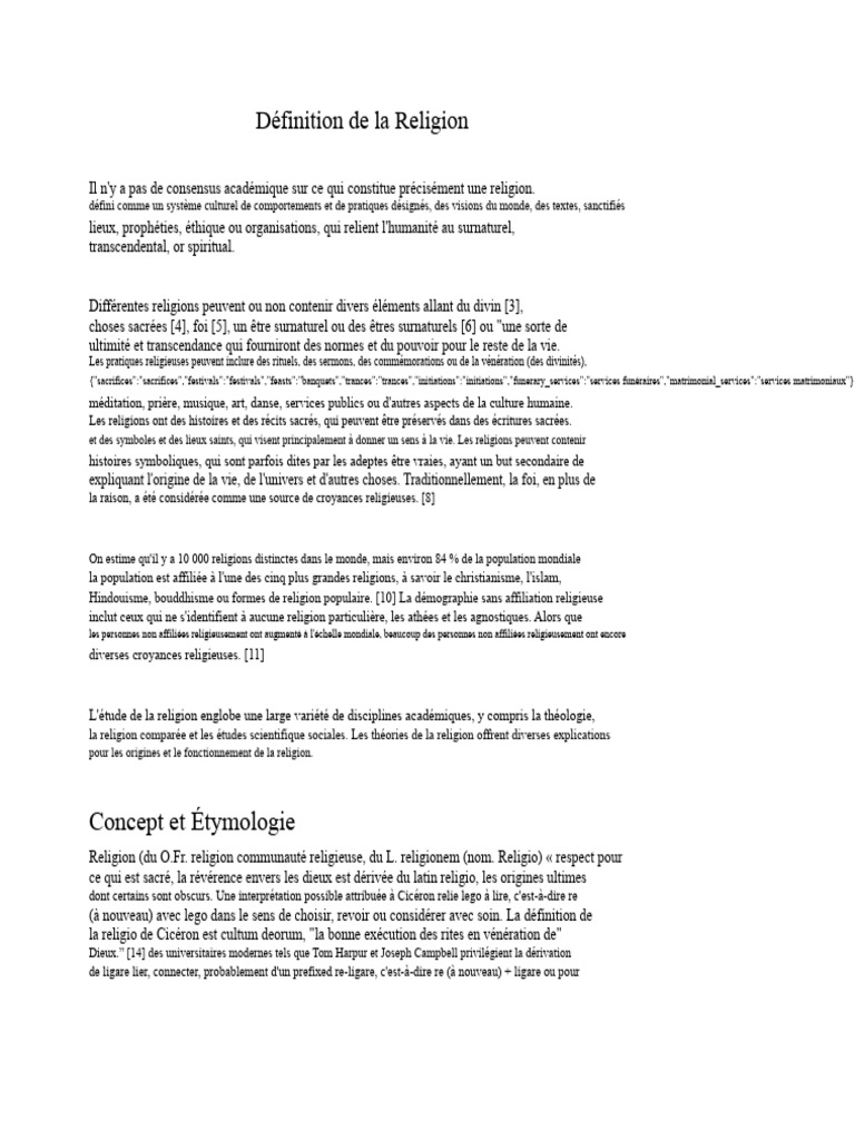 Comprendre la définition de la religion | PDF | Dieu | Spiritualité