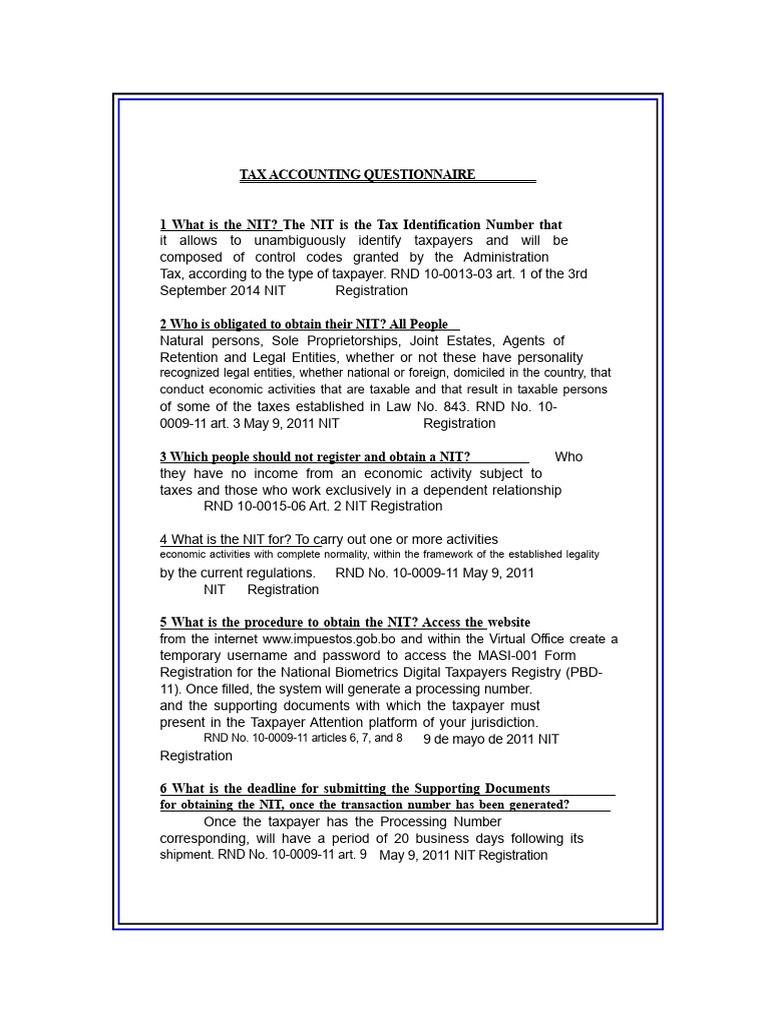 NIT Registration Process Guide | PDF | Taxes | Taxpayer