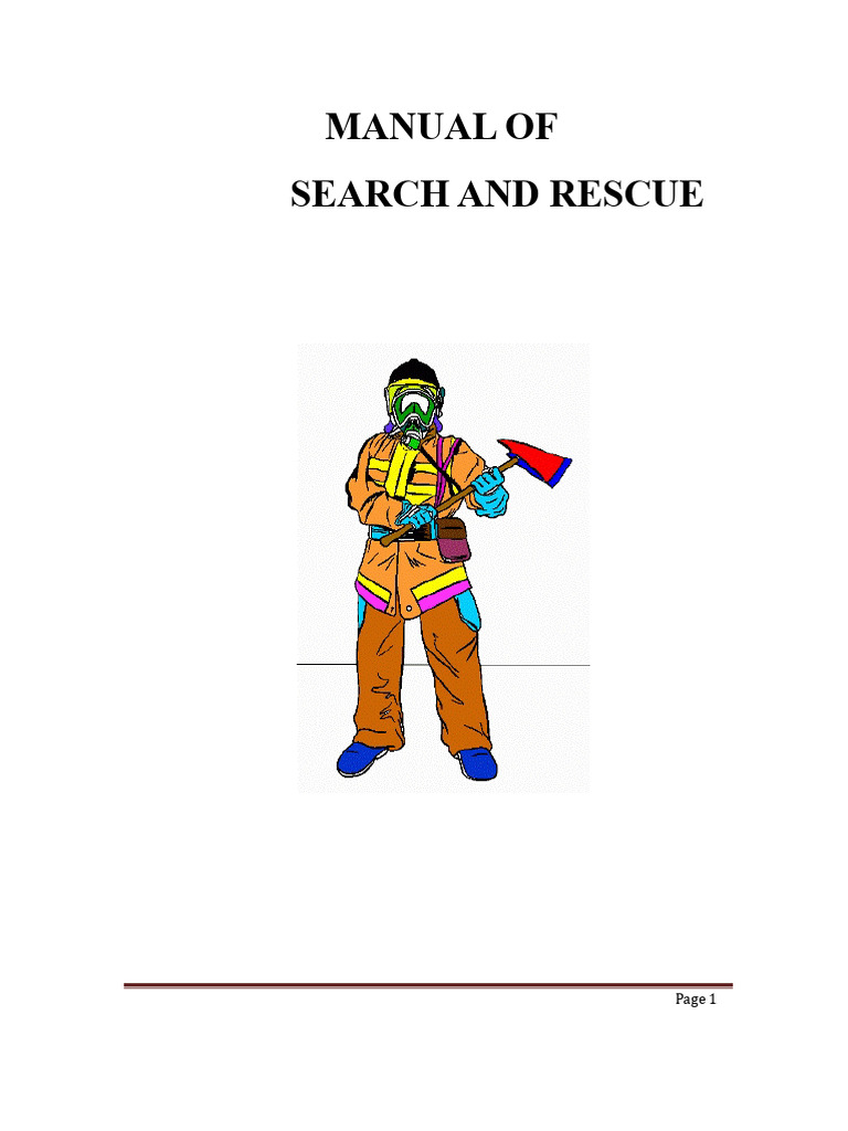 Search and Rescue Techniques Manual | PDF | Cardiopulmonary Resuscitation