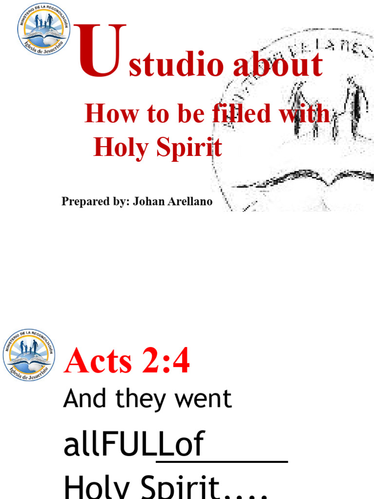 How To Be Filled With The Holy Spirit | PDF | Grace In Christianity | Jesus