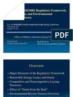 Overview of BOEMRE Regulatory Framework, Leasing Process, and Environmental Compliance Process
