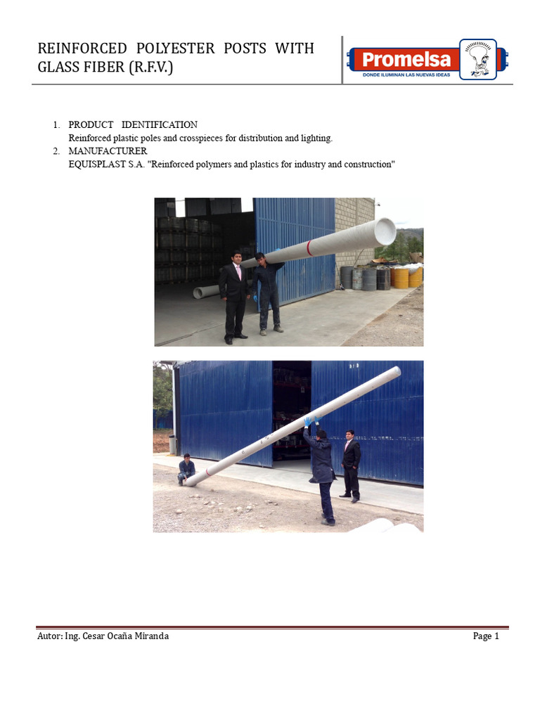 Fiber Glass Posts | PDF | Fiberglass | Fibre Reinforced Plastic