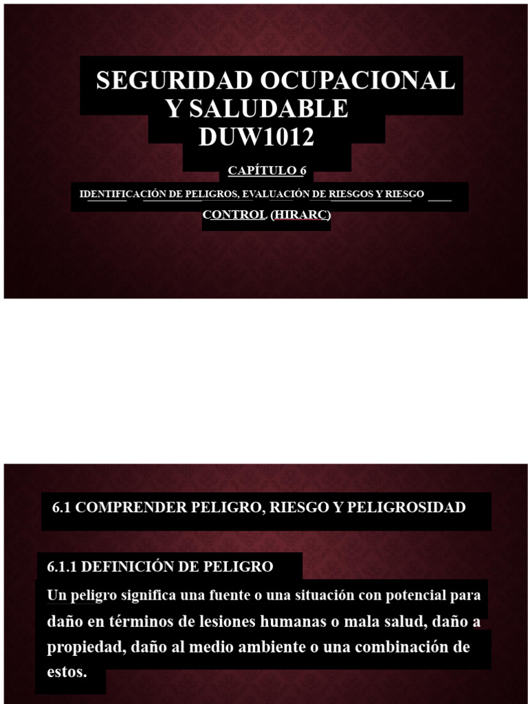 Identificación y Evaluación de Riesgos Laborales | PDF | Riesgo ...