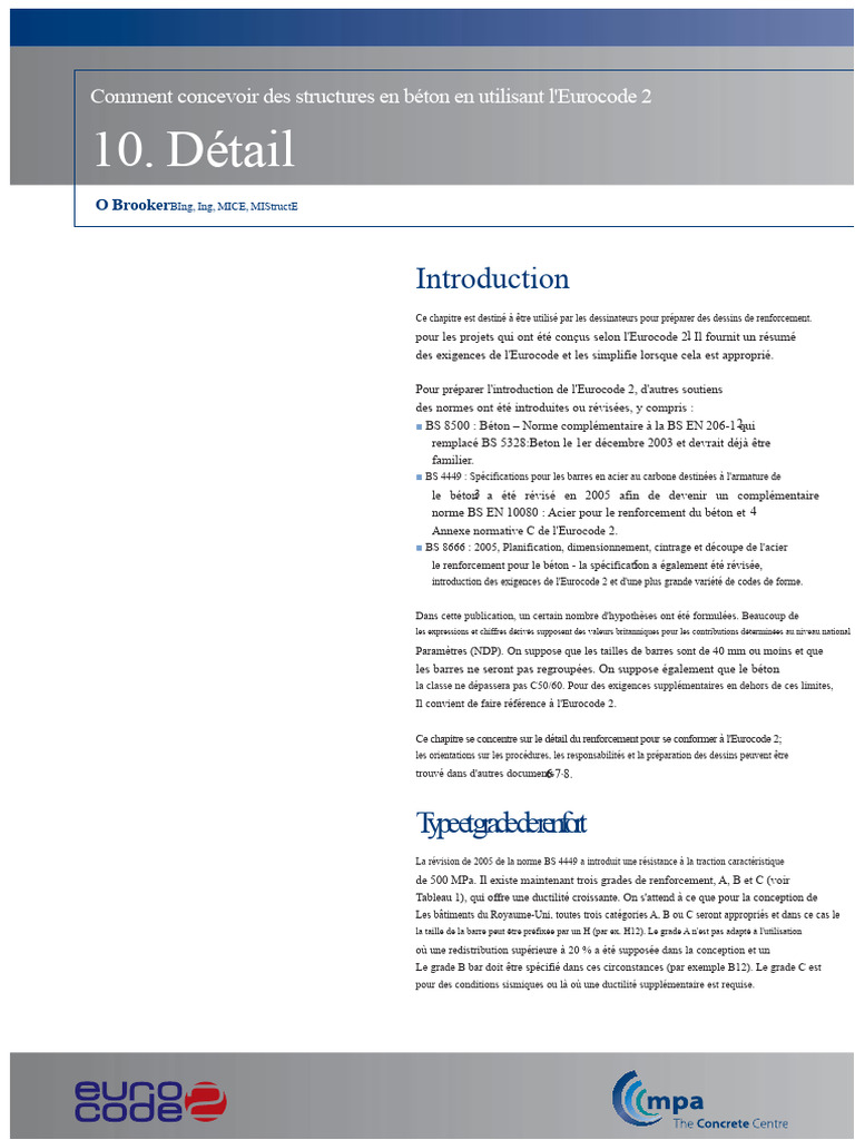Conception de béton selon Eurocode 2 | PDF | Résistance des matériaux ...