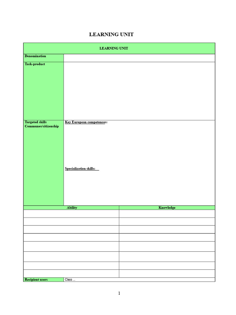 Empty Uda Format | PDF