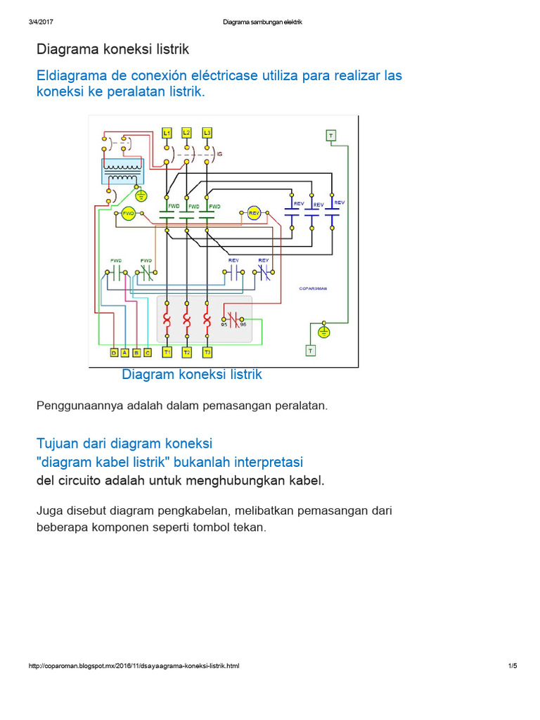 Diagram Koneksi Listrik dan Pengujian | PDF