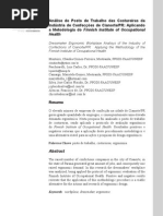 Análise do Posto de Trabalho das Costureiras da Indústria de Confecções de Cianorte-PR_ Aplicando a Metodologia do Finnish Institute of Occupational Health