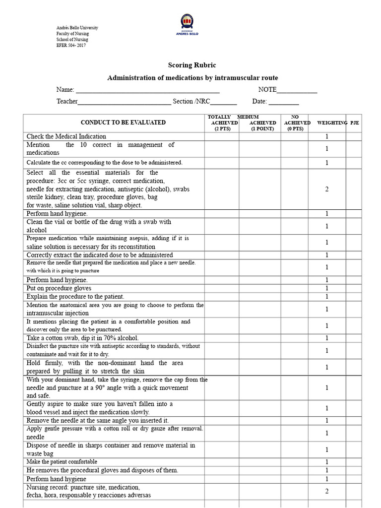 Intramuscular Administration Guidelines-1 | PDF | Injection (Medicine ...