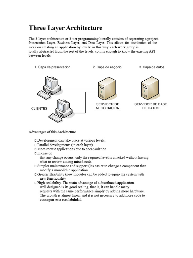 Understanding Three Layer Architecture | PDF | Systems Engineering ...