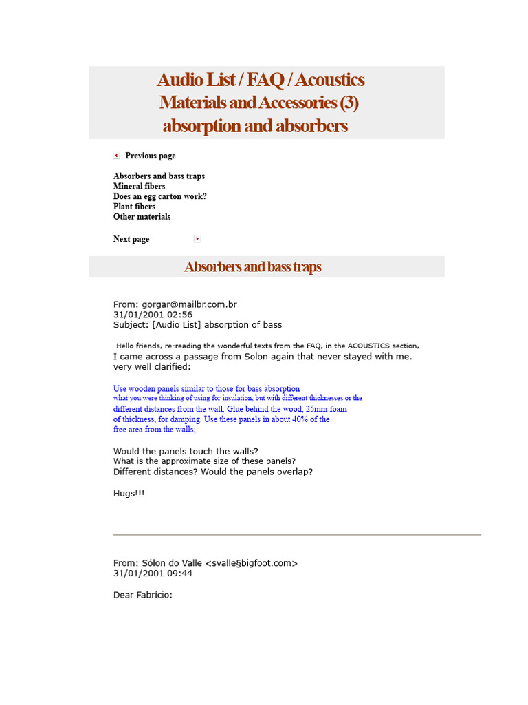 Audio List Home Studio | PDF | Acoustics | Classical Mechanics