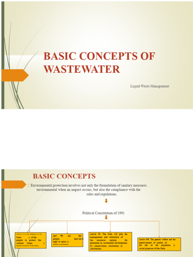 Wastewater Management Basics Explained | PDF | Sewage | Sewage Treatment