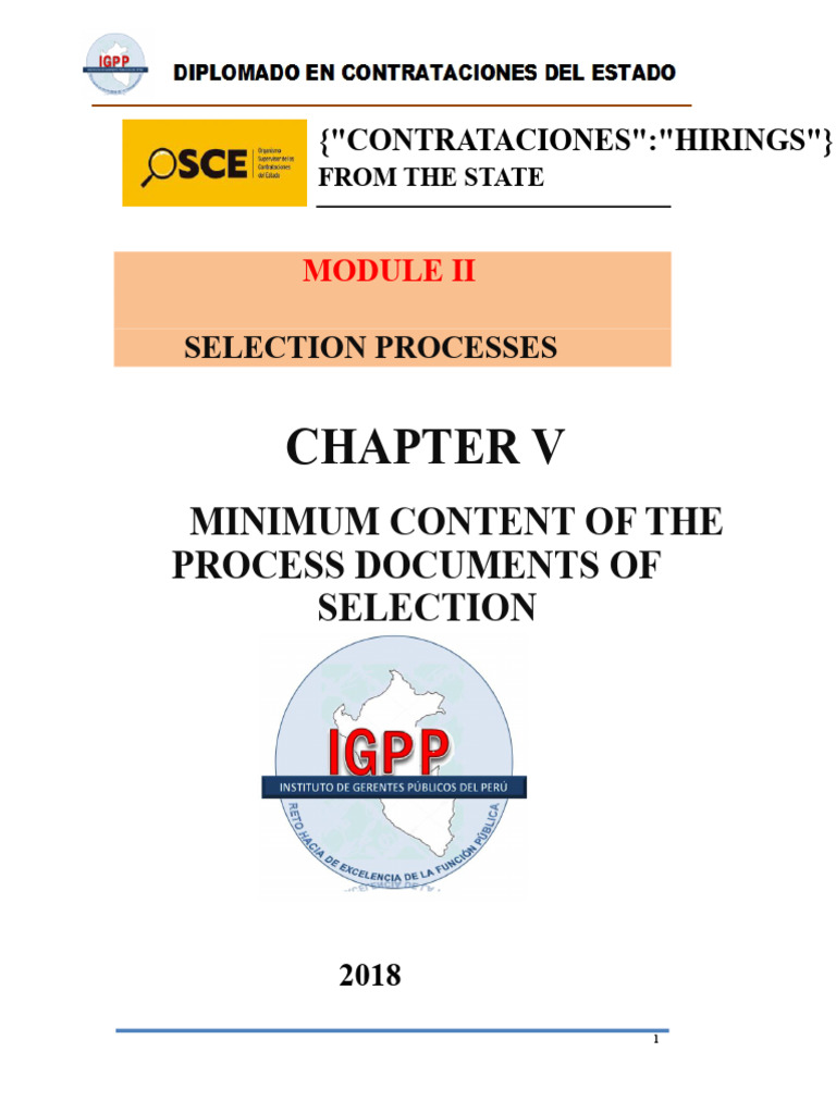 Minimum Selection Process Documents | PDF | Specification (Technical ...