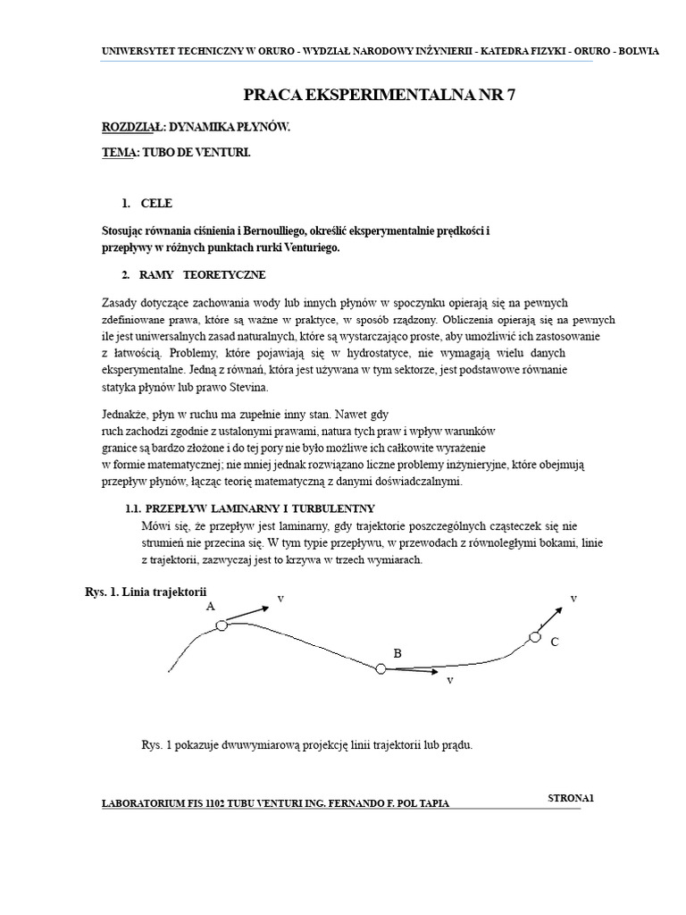Praca Eksperymentalna NR 7 | PDF