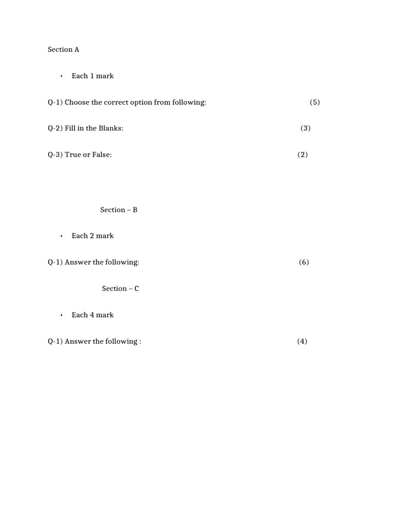 STD 8 Math Paperstyle | PDF