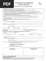 Vehicle Registration Transfer Application | PDF | Identity Document ...