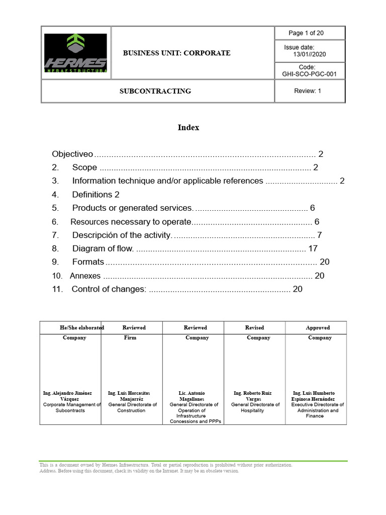 Subcontracting Guidelines for Construction | PDF | Insurance | Legal ...