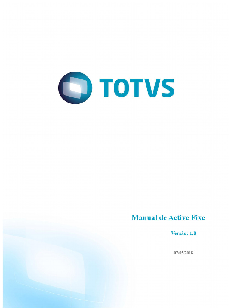 Manual de Active Fix Protheus12 PDF | PDF