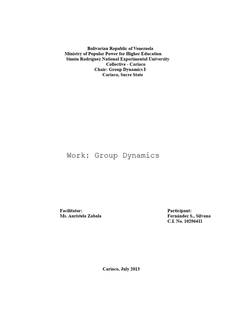 Understanding Group Dynamics Concepts | PDF | Psychotherapy | Gestalt ...