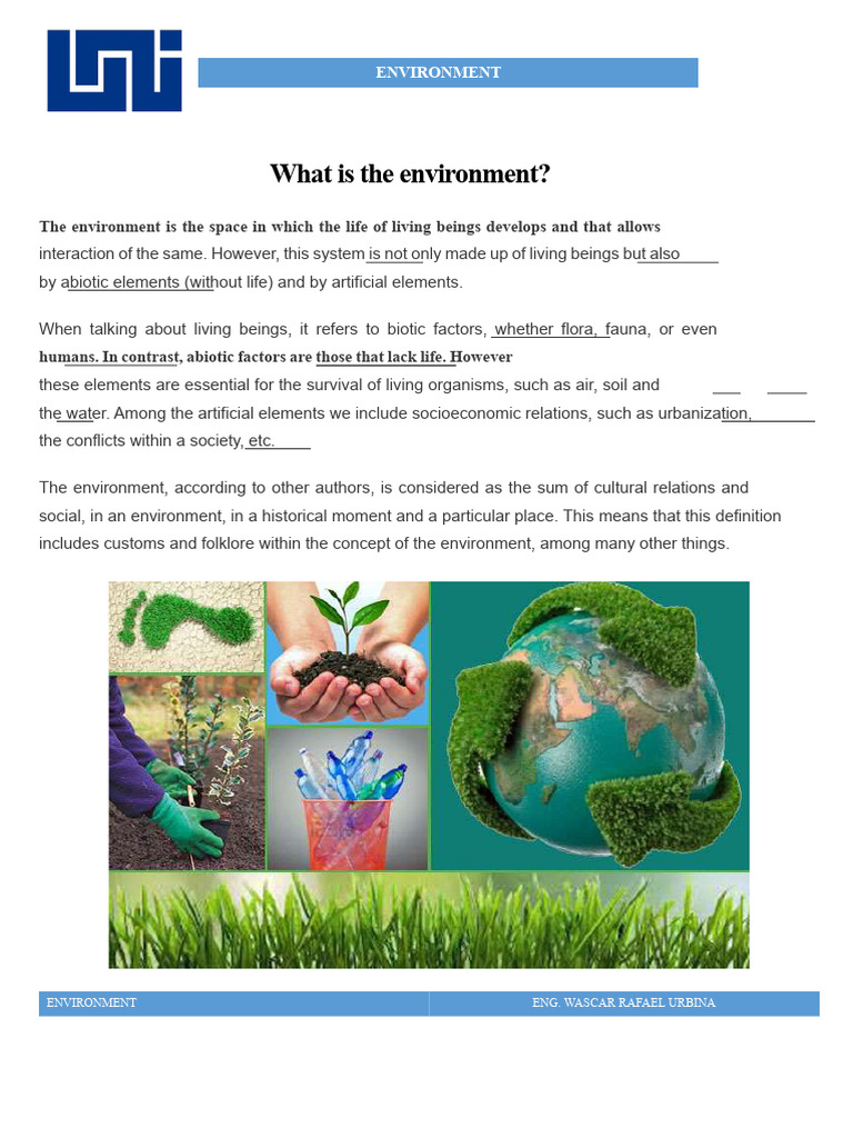 Environment 2020 | PDF | Natural Environment | Conservation Biology