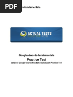 Adwords Fundamentals