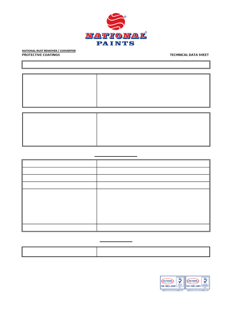 Effective Rust Remover for Metal Surfaces | PDF | Rust | Paint