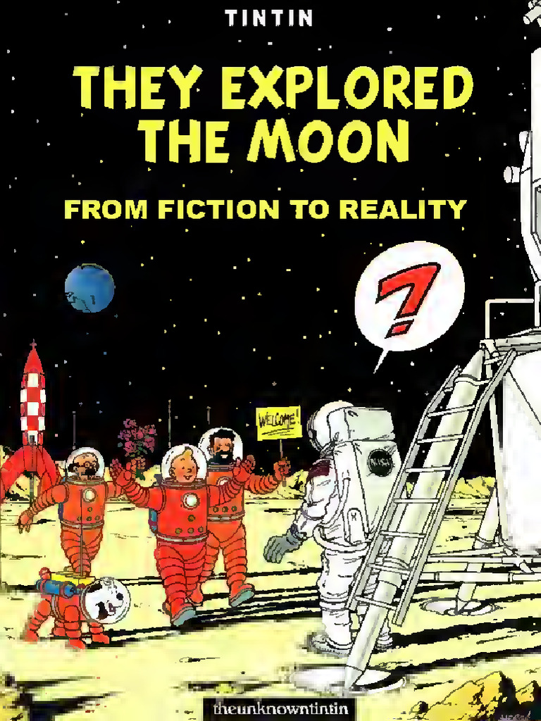 29 Tintin They Explored The Moon Text | PDF
