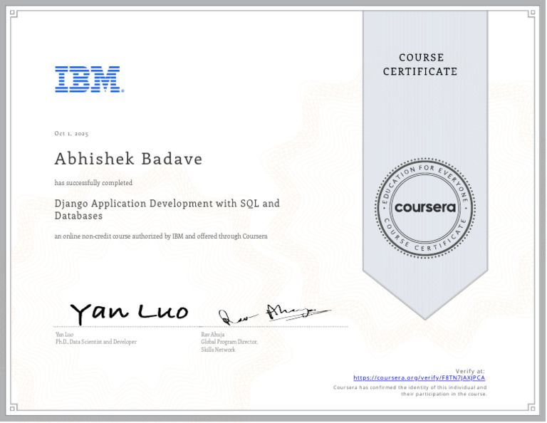 Django Application Development With SQL and Databases | PDF