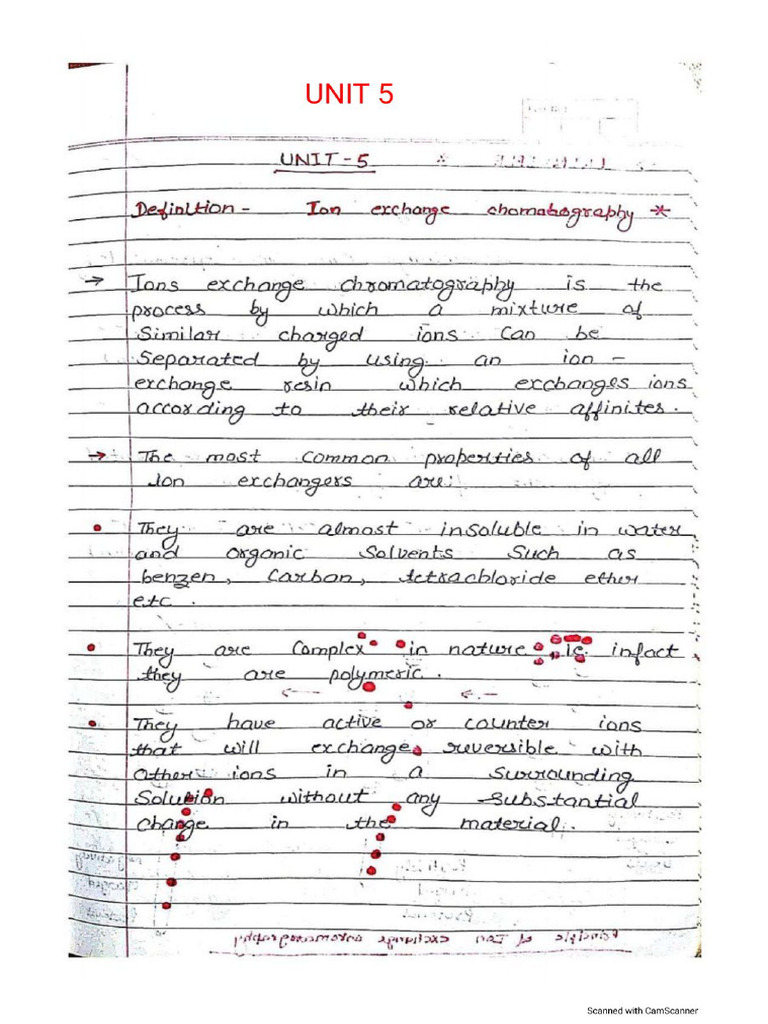 Handwritten IMA U 5 NOTES | PDF