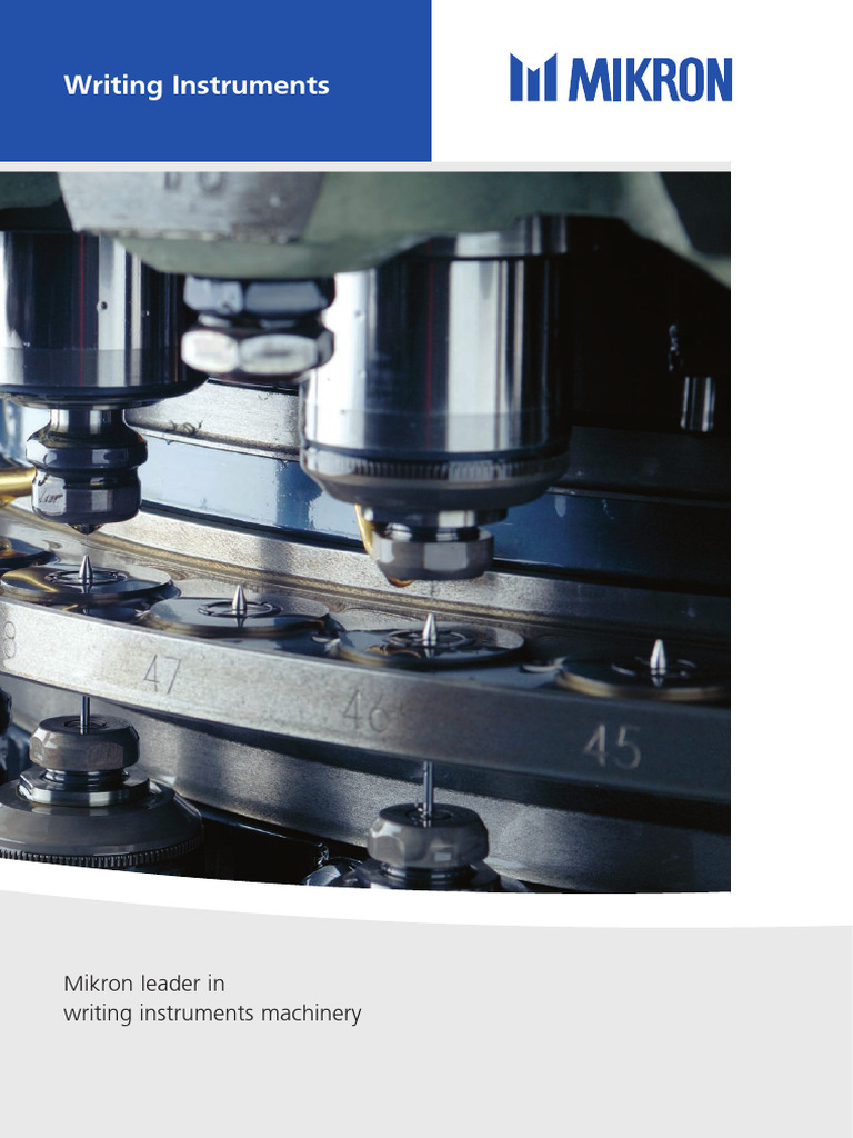 Mikron - Writing Instruments 2017-Eng Web 3 | PDF | Wire | Mechanical ...