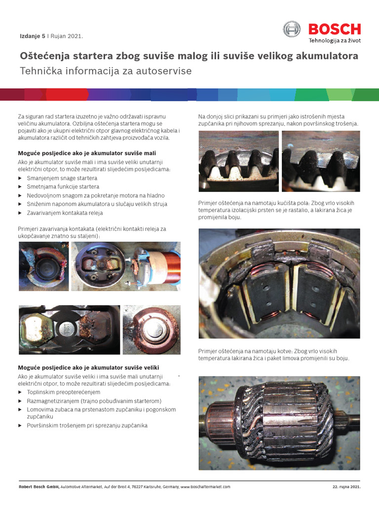RM Technical Info Starter Nr.5 HR 91385 | PDF