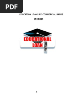 Education Loans by Commercial Banks in India