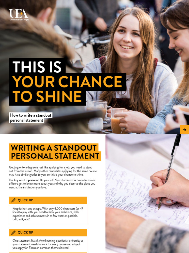 Crafting a Compelling Personal Statement | PDF | Experience | Skill
