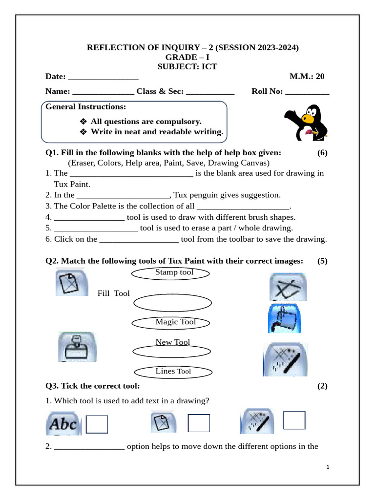 ICT Inquiry Reflection for Grade I | PDF