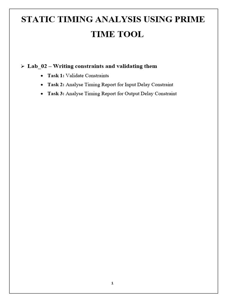 Sta PT Lab2b | PDF | Latency (Engineering) | Electrical Engineering