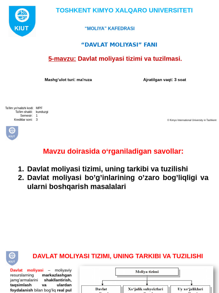 5 Mavzu | PDF
