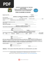 Fomu Ya Nida | PDF